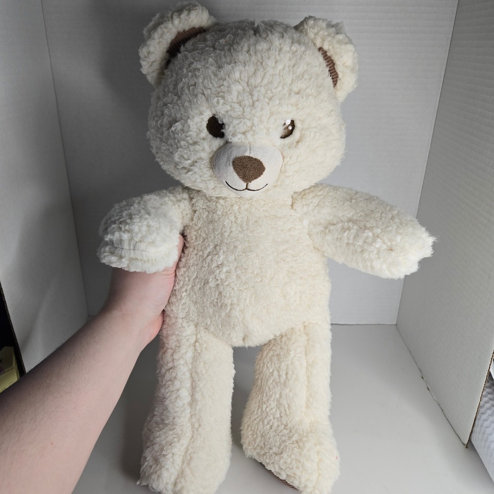 Cozy Cuddles Build A Bear Plush Cosy Cream Teddy Bear Sherpa Stuffed Animal 15"